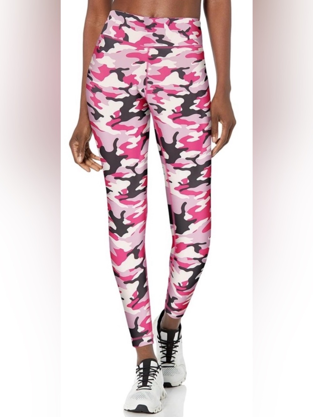 Reebok Women’s Lux Ultra Soft Leggings in Pink Camo Size XS Super Soft! NWT